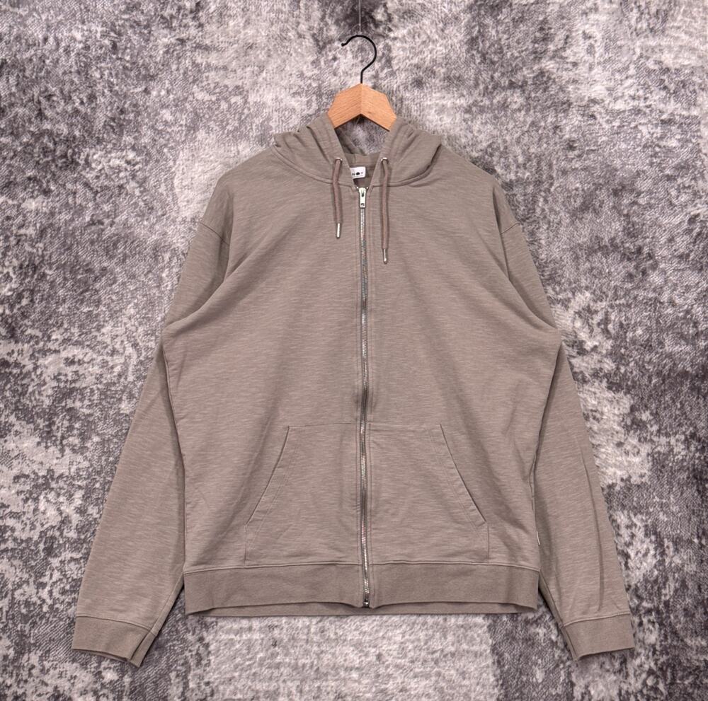 NN07 No Nationality Hoodie XL Mens Gray Full Zip